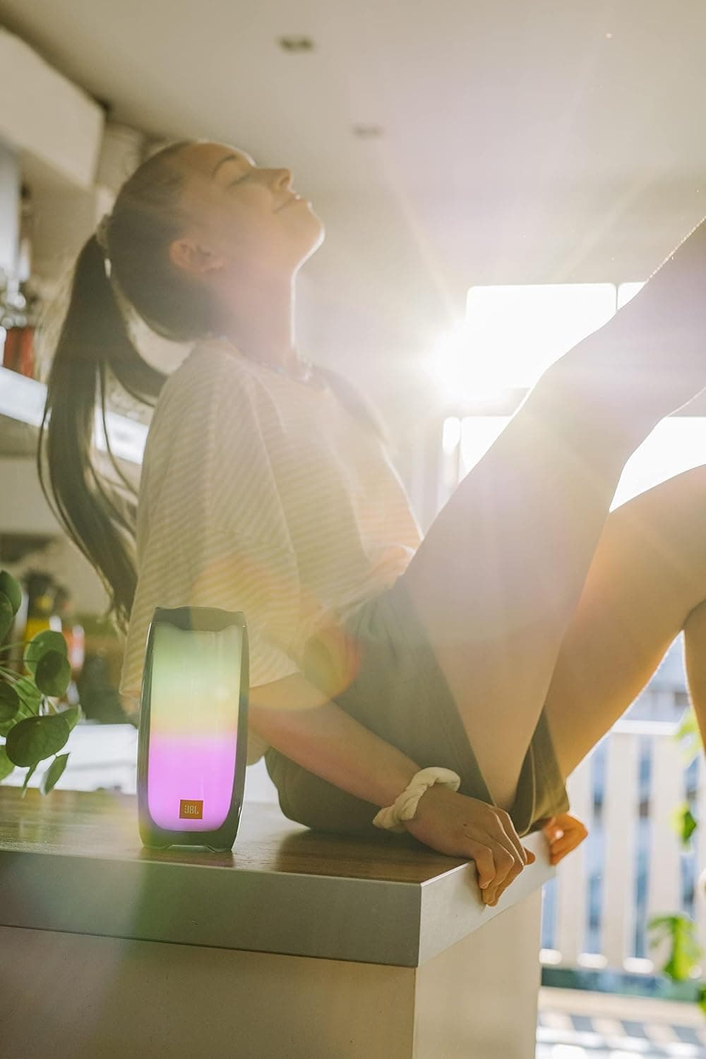 اسپیکر بلوتوثی JBL Pulse 4 – قابل حمل، با نورپردازی LED ۳۶۰