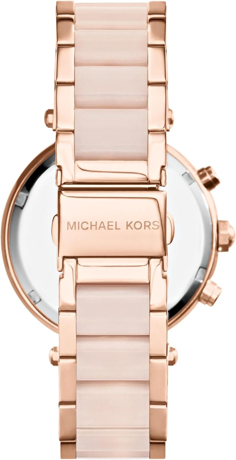 ساعت Michael Kors Parker از استیل ضد زنگ با تزئینات درخشان، رزگلد 3433