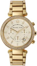 ساعت Michael Kors Parker از استیل ضد زنگ با تزئینات براق طلایی 3446