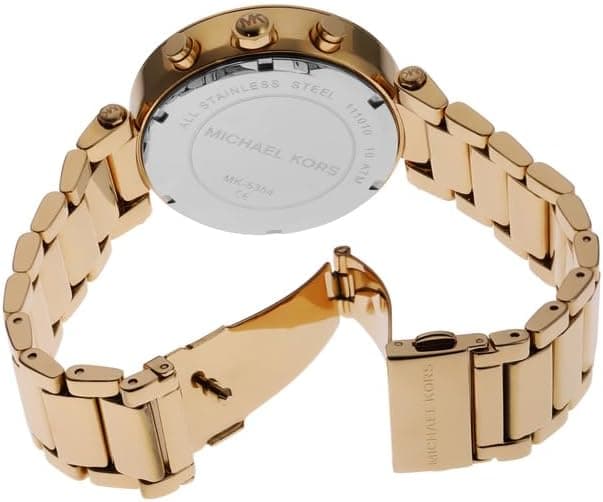 ساعت Michael Kors Parker از استیل ضد زنگ با تزئینات براق طلایی 3455