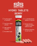 قرص‌های الکترولیت Science In Sport Hydro | قرص‌های هیدراتاسیون بدون شکر | الکترولیت‌های ضروری برای کاهش خستگی و کمک به آب‌رسانی مجدد | بدون گلوتن | طعم بری | ۲۰ وعده | ۱ بسته بری ۲۰ عددی (بسته ۱ عددی) 3477