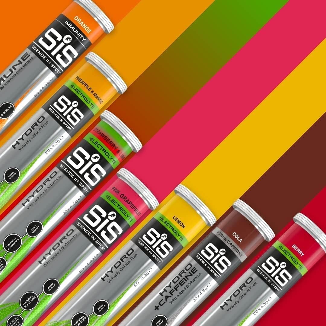 قرص‌های الکترولیت Science In Sport Hydro | قرص‌های هیدراتاسیون بدون شکر | الکترولیت‌های ضروری برای کاهش خستگی و کمک به آب‌رسانی مجدد | بدون گلوتن | طعم بری | ۲۰ وعده | ۱ بسته بری ۲۰ عددی (بسته ۱ عددی) 3482