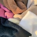 بلوز بافتنی ضخیم زمستانی با آستر پشمی، پلیور یقه‌اسکی ضخیم و راحت 2023 با بافت نرم و گرم، M زردآلویی M 3488