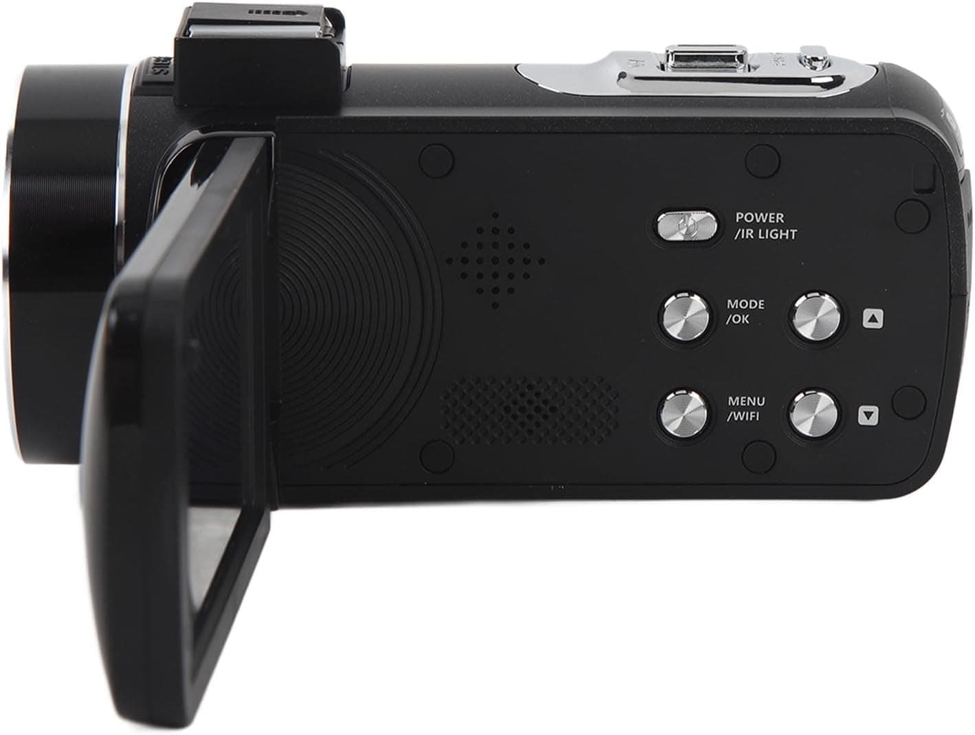 دوربین فیلمبرداری ویدئو 4K 30FPS 56MP با قابلیت شب، زوم 18X، میکروفون خارجی، ریموت کنترل - دوربین Vlogging قابل حمل با خروجی HD - ایده‌آل برای Vlogging و عکاسی 3496