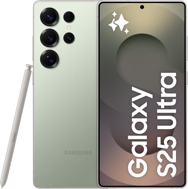 Samsung Galaxy S25 Ultra AI Phone, 1TB Storage, 12GB RAM, Titanium Jadegreen, Android Smartphone, 200MP Camera, S Pen, Long Battery Life (UAE Version) Titanium Jadegreen 1TB