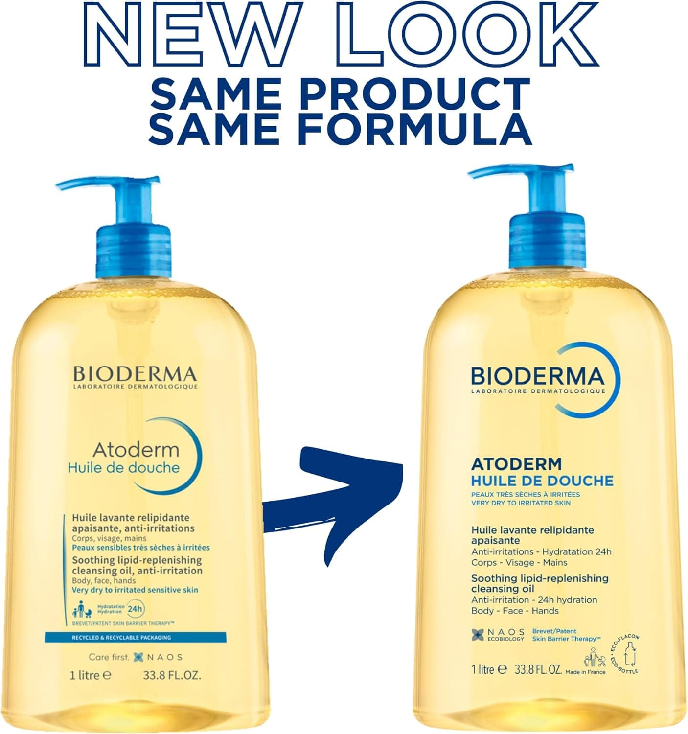 روغن شست‌وشوی Bioderma Atoderm Huile De Douche – مناسب پوست‌های حساس، خشک و آتوپیک، ضد‌تحریک و تسکین‌دهنده. حجم ۱ لیتر.
