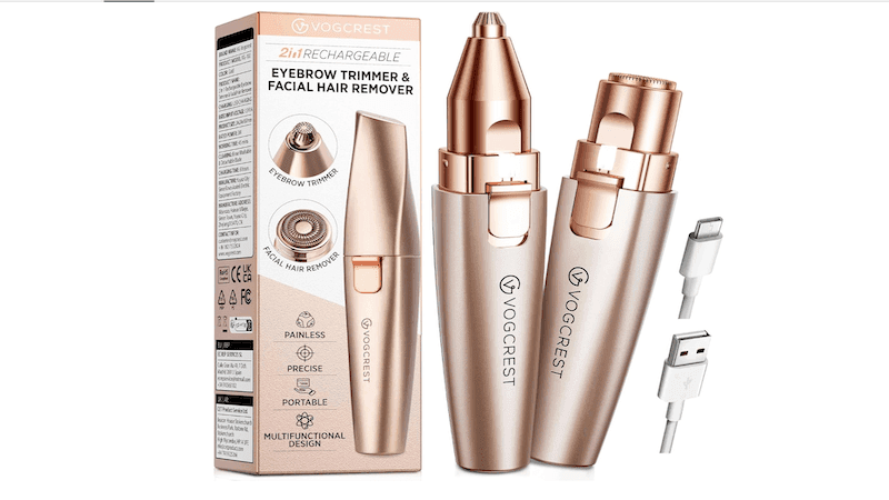 ماشین اصلاح ابرو و موهای صورت قابل شارژ VOGCREST | دستگاه VOGCREST Hair Trimmer